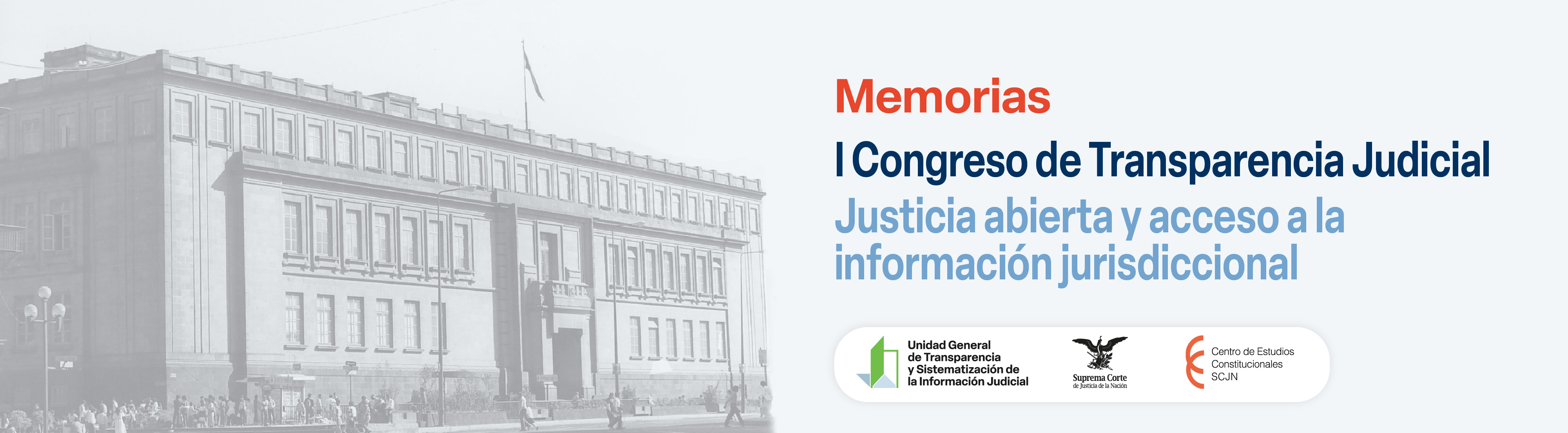 Memorias I Congreso de Transparencia Judicial
