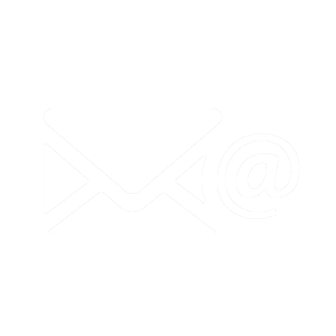 Icono de correo electrónico con colores invertidos