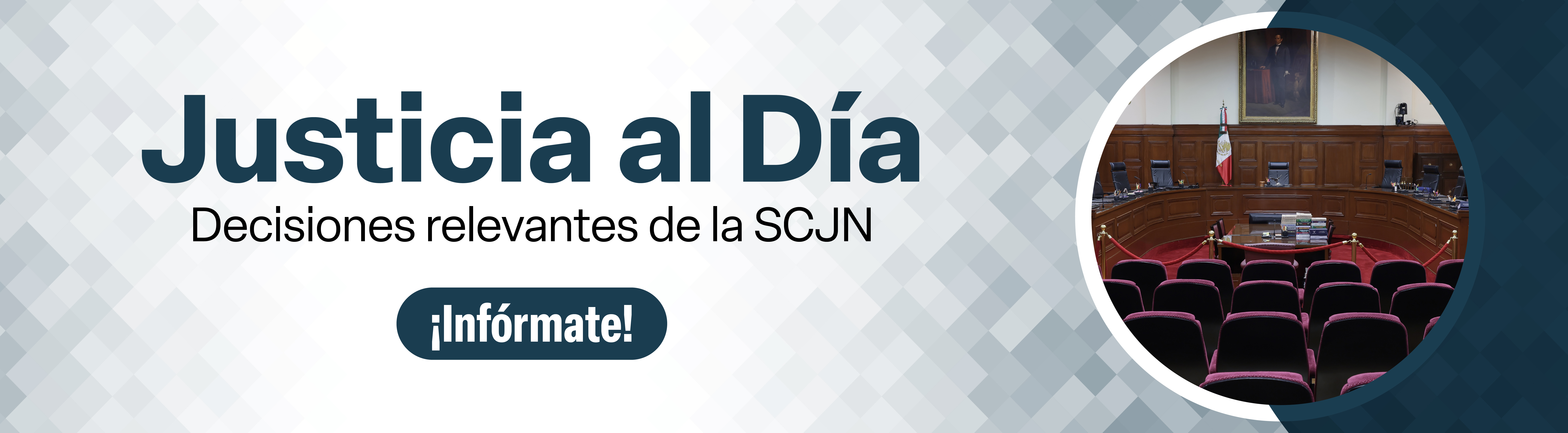 Banner alusivo al apartado de resoluciones relevantes de la SCJN
